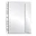 Showtas Elba 71443 A4 11-gaats PP 0.09mm glad met klep