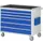 gereedschapswagen 975x1145x650mm metaalblad 450kg 6 laden RAL5010