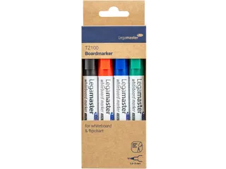 Viltstift Legamaster TZ100 Whiteboard Rond Assorti 1.5-3mm 4st - 8