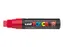 Verfstift Posca PC17K Extra Brede punt 15mm rechthoek rood