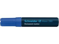 marker Schneider Maxx 280 permanent beitelpunt blauw