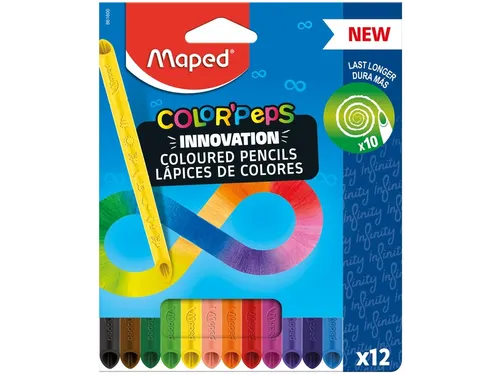 Kleurpotlood Maped Color'Peps Infinity set à 12 kleuren