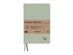 Notitieboek Aurora Ocean A5 192blz lijn 80g linnenstructuur kaft groen