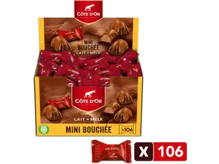 chocolade mini Bouchée melk praliné 106 stuks - 2