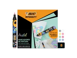 Paintmarker Bic Intensity pastel assorti 8 stuks