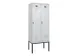 locker voor scheiding van kleding,HxBxD 2120x800x500mm,2vak