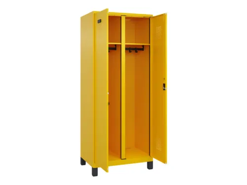 locker voor scheiding van kleding,HxBxD 1950x800x500mm,2vak
