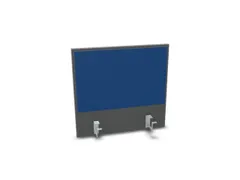opzetpaneel bureau aanbouw achter MS-donkergrijs BN6016-blauw 600mm