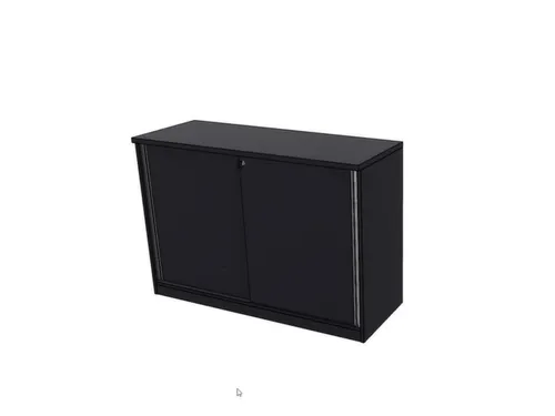 schuifdeurkast,HxBxD 825x1200x445mm,CC-zwart