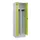 PBM-locker,HxBxD 1950x600x500mm,2vak,vak B 300mm,draaigrendel