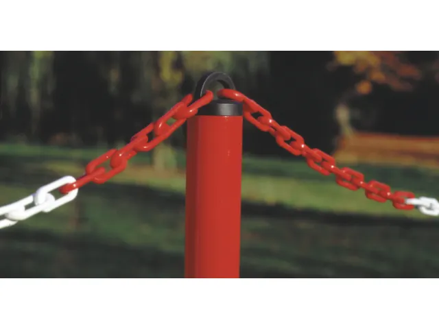 Afzetketting Nylon L 50M Breuklast 340Dn Rood/wit
