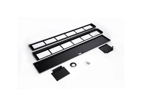 Insluitadapter voor Easy Cooling Row CW, achteraan, 42U, zwart, 300mm