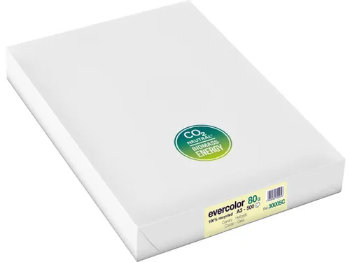 Evercolor gekleurd Gerecycleerd Papier A3 Geel