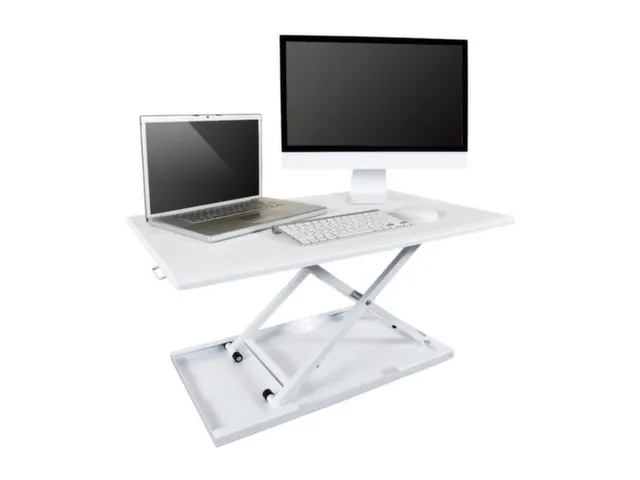 hvst. bureau-opzetelement,HxBxD 70-400x740x450mm,blad wit