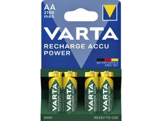 Batterij oplaadbaar VARTA 4x AA 2100mAh ready2use - 1