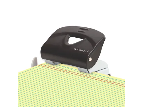 Q-CONNECT Medium Duty perforator Metaal 2-gaats 20 vel Zwart