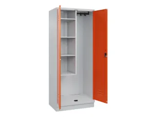 schoonmaakkast,HxBxD 1950x800x500mm,links 4vakken - 2