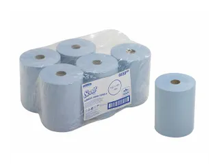 Scott 6658 Slimrol Handdoekrol 1-Laags Airflex Blauw - 5