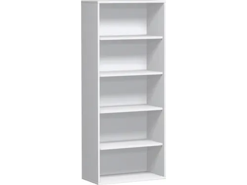kantoorstelling,HxBxD 1920x800x430mm,4xhouten vloer,decor romp wit