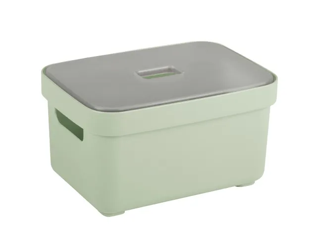 Boîte de rangement Sigma Home 17,7x12,8x9,3cm vert clair 2,5L