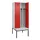 locker met bank,voor scheiding van kleding,HxBxD 2120x800x815mm,2vak