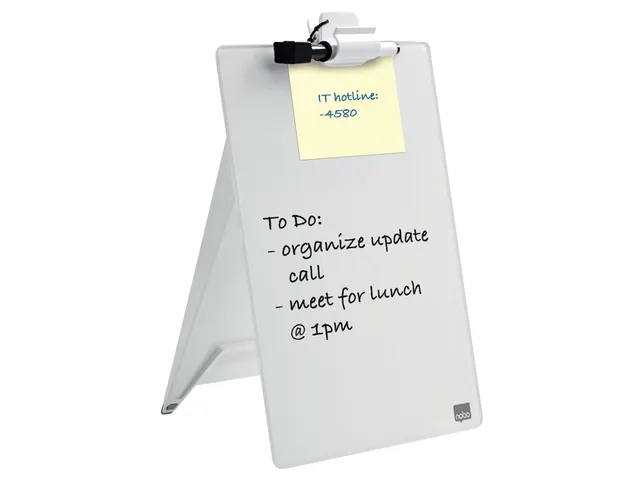 Tafelflipover notitie standaard Nobo Diamond Draagbaar