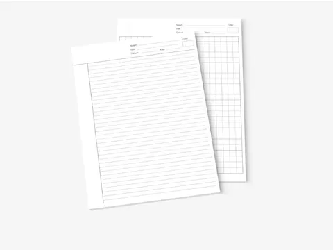 Proefwerk en examenpapier A4 ECF Lijn 70 Gram 1000 Vel