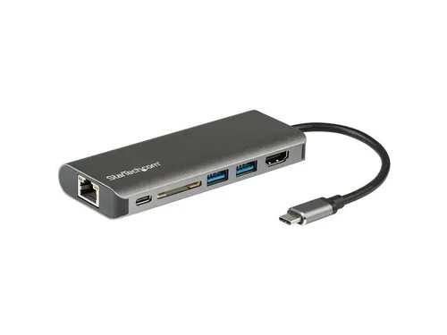 USB-C 6-in-1 Multiport Adapter 4K HDMI 3x USB SD GbE 60W PD