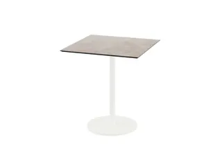 bistrotafel,HxBxD 730x700x700mm,rechthoekig,schotelvoet wit - 1