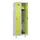 locker,HxBxD 1950x600x500mm,2vak,vak B 300mm,draaigrendel,voeten