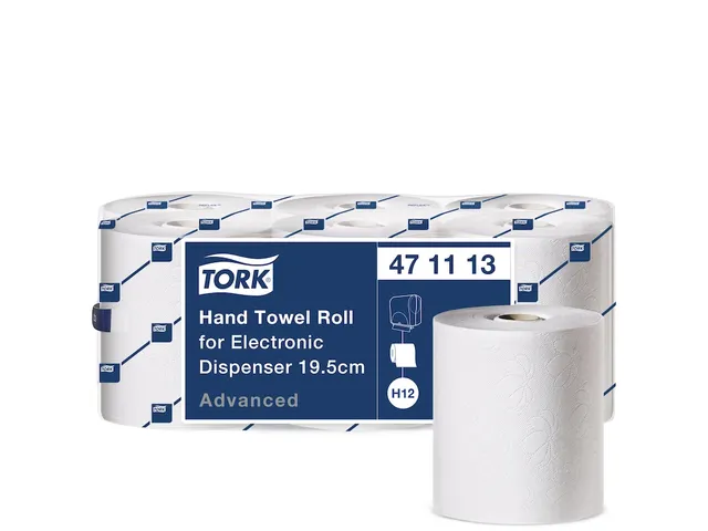 Tork 471113 H12/H13 Advanced Handdoekrol Wit 2-laags 19,5cmx143m