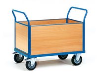 Vierwandwagens 2553 600kg 1200x800mm Ral5007 Houten Plaat