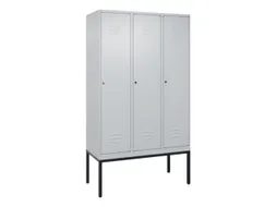 locker voor scheiding van kleding,HxBxD 2120x1200x500mm,3vak