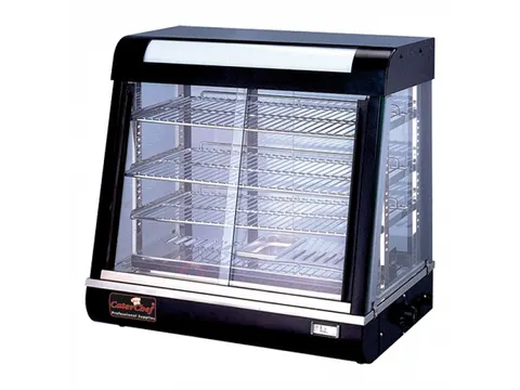 Caterchef Warmhoudvitrine Zwart 70cm
