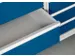 établi,HxlxP 860x2000x750mm,piètement RAL3003,faces avant RAL3020