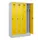 locker voor scheiding van kleding,HxBxD 1950x1200x500mm,4vak