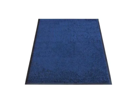 Schoonloopmat Binnen Klasse Bfl/s1 High-Twist-Nylon 85x150 Blauw