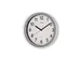 Horloge murale MAULrun quartz Ø25x5cm plastique argent/blanc avec pil