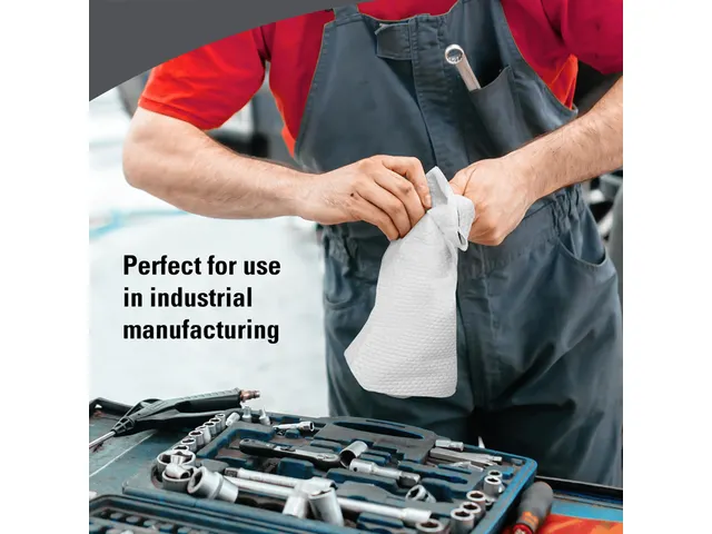 Poetsdoek WypAll X80 PowerClean 305x317mm 4x50vel wit 8388