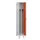 locker voor scheiding van kleding,HxBxD 1950x300x500mm,1vak