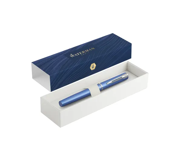 Stylo plume Waterman Allure blue lacquer CT Fin