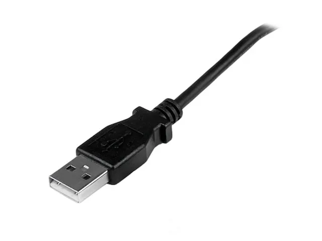 2m micro USB-kabel A-naar-micro-B met opwaartse hoek