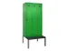 armoire vestiaire avec banc noir et blanc,HxlxP 2120x900x815mm