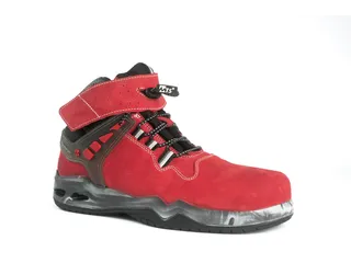 My Energy Red Flex S3 werkschoenen hoog zwart/rood maat 38 - 1