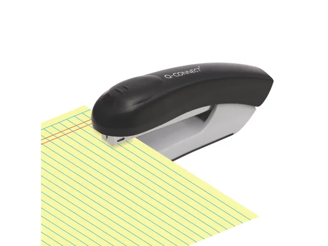 Q-connect Nietmachine Plastic Full Strip 20vel Zwart