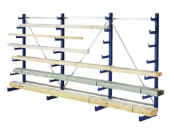 Draagarmstelling 2000x4050x590mm 7versch. Lange Armen Incl. Poot