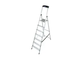 Lichte Universele Ladder 7treden Aluminium Kunststof - 4