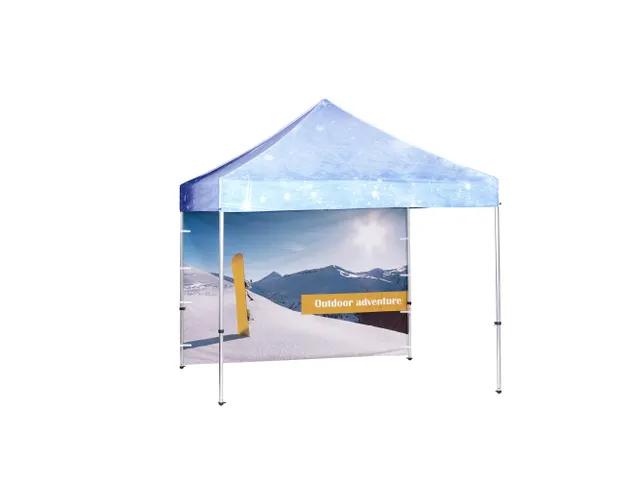 Wand voor Tent Alu 3x3 meter met Eigen print Enkelzijdig Binnenzijde