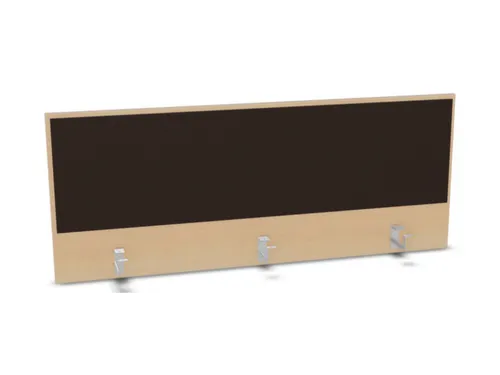 opzetpaneel,v. bureau,aanbouw achter,B 1400mm,NE-esdoorn,BN2036-bruin
