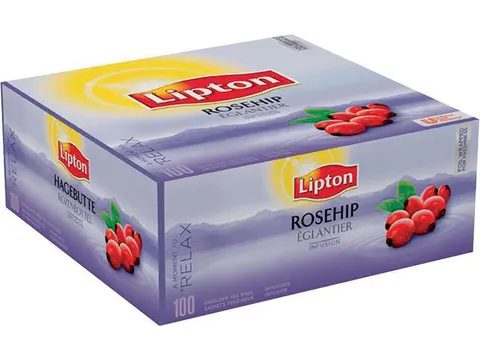 Thee Rozebottel Infusion Doos 100 zakjes